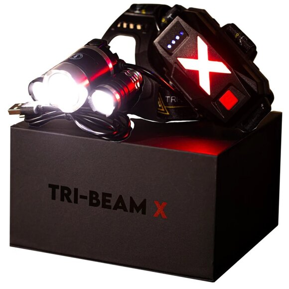 LS Tri-Beam X Headlamp 2000 Lumen New
